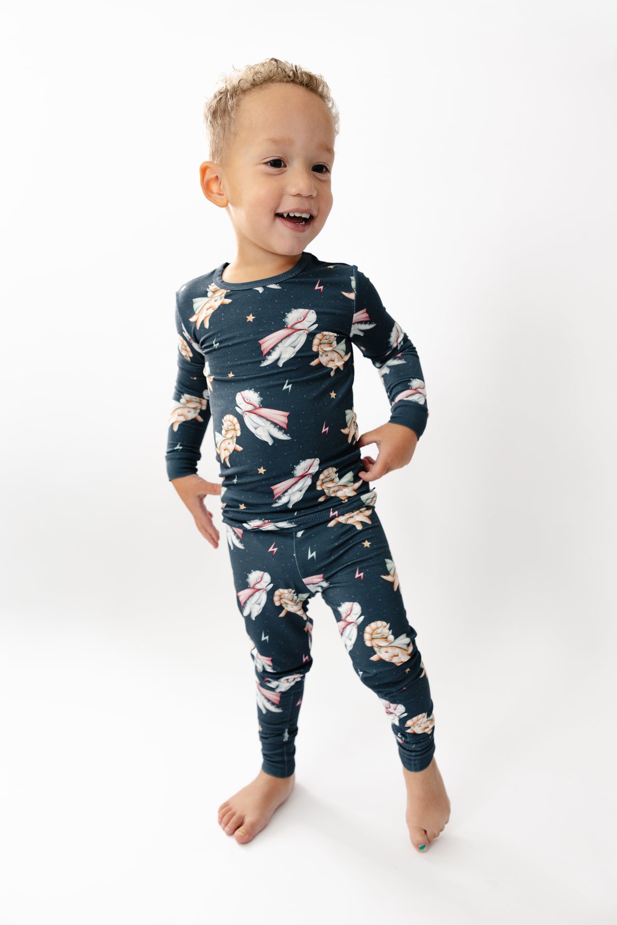 Dino Heroes Two Piece Pajama Set