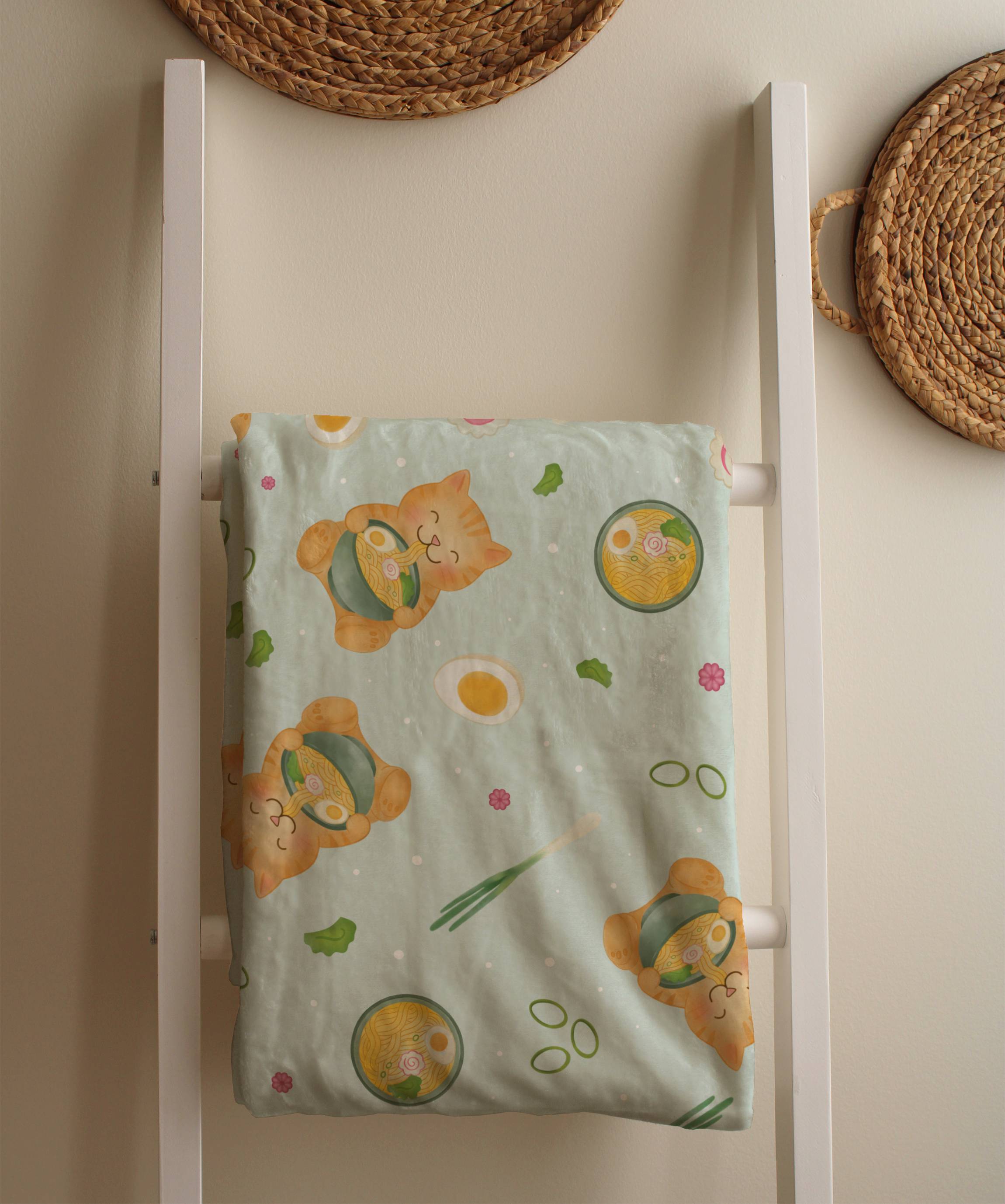 Cat Nap Café Everyday Bamboo Blanket