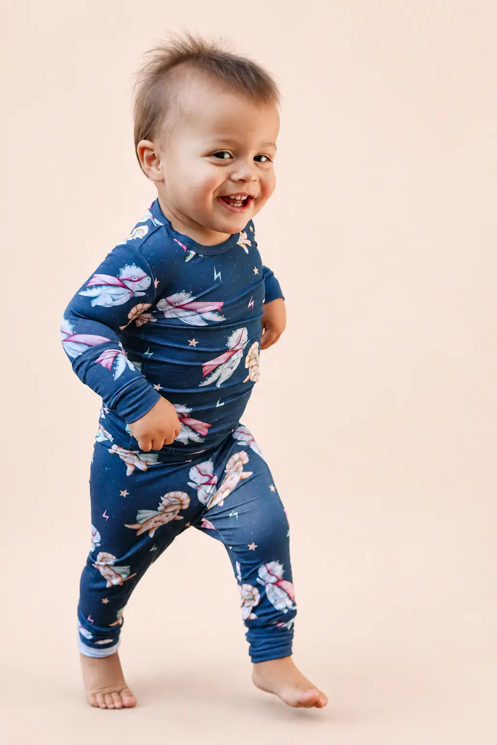 Dino Heroes Two Piece Pajama Set