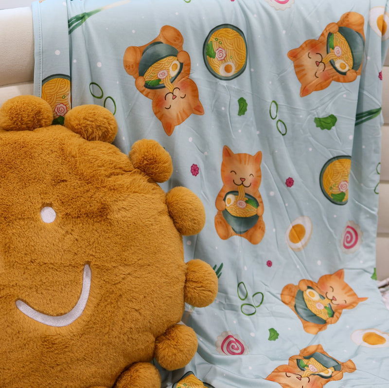 Cat Nap Café Everyday Bamboo Blanket