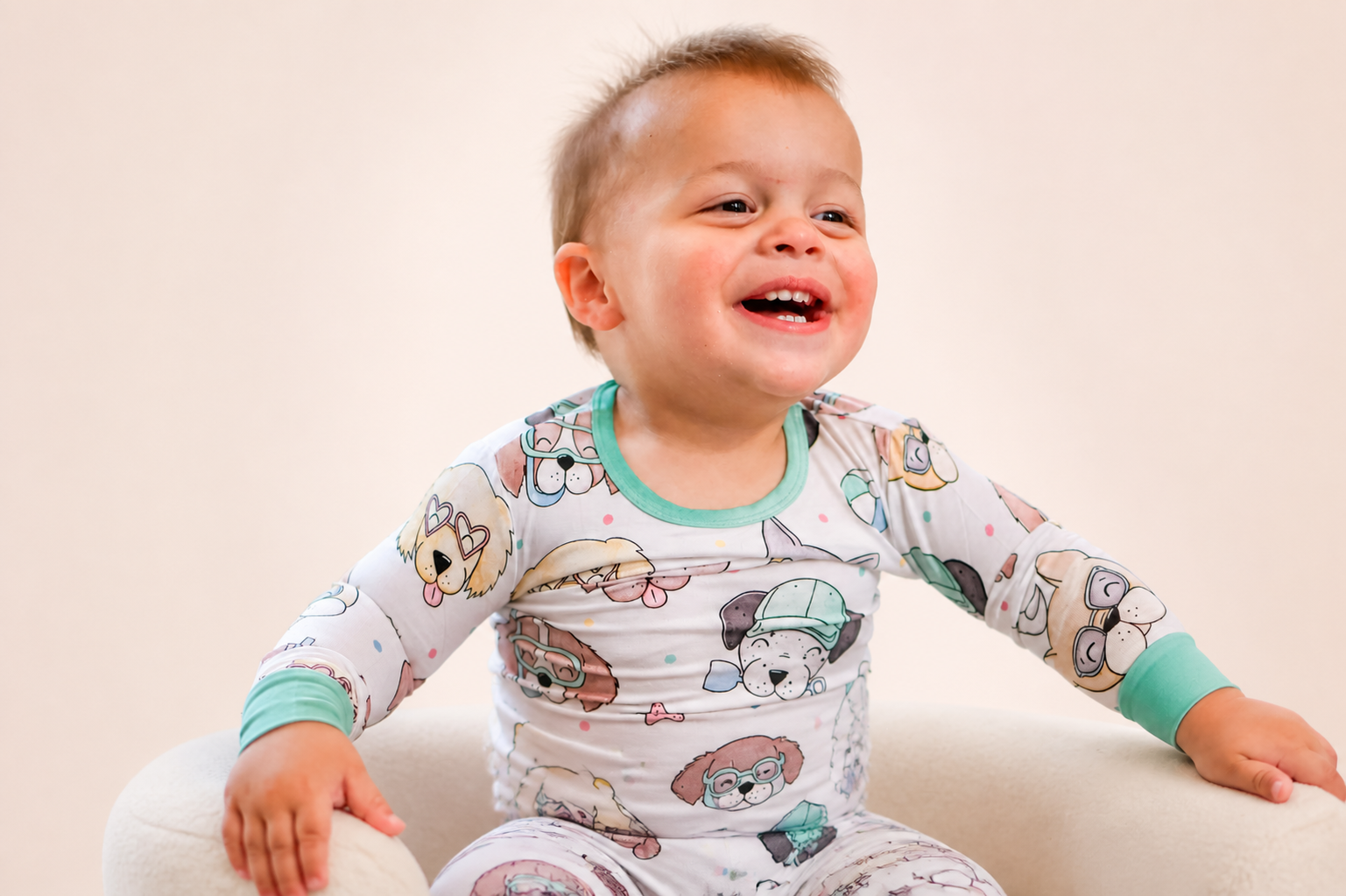 Puppy Paddle Club Two Piece Pajama Set