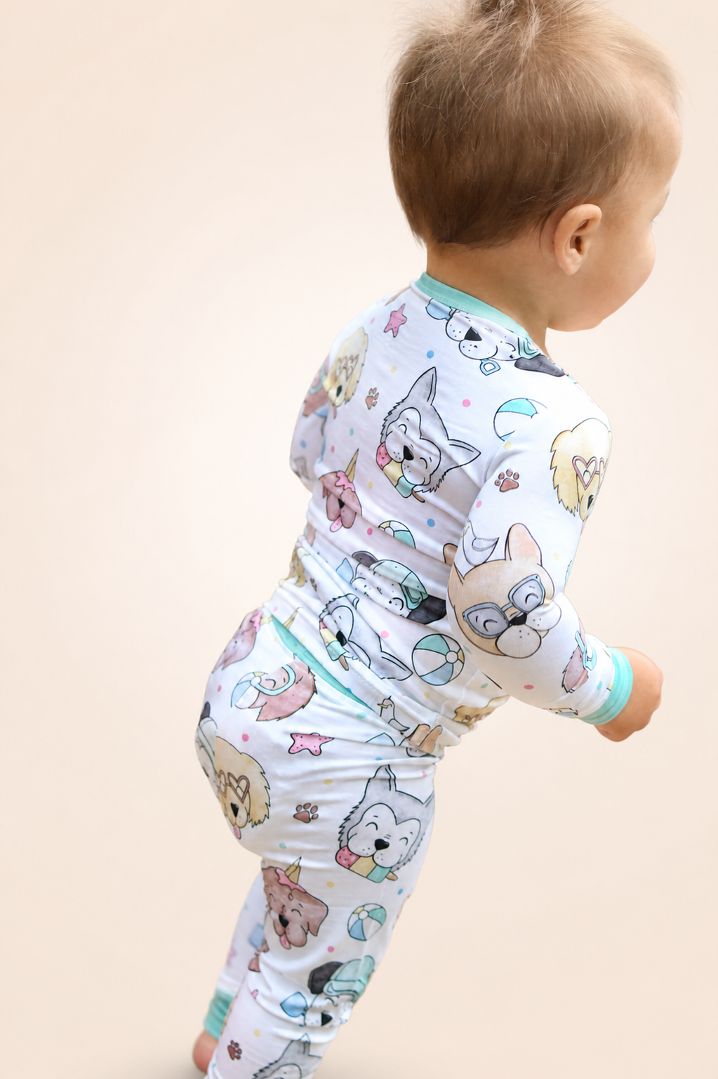 Puppy Paddle Club Two Piece Pajama Set