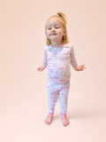 Rosy Ribbon Two Piece Pajama Set
