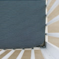 Navy Stripes Bamboo Stretch Crib Sheet